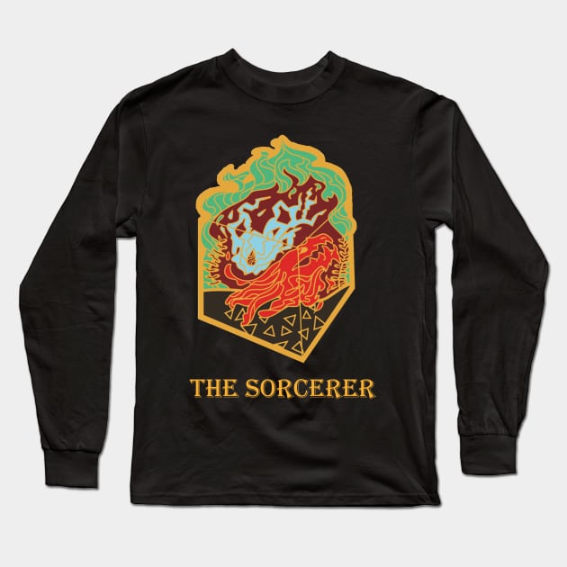 The Sorcerer coat of arms Long Sleeve T-Shirt by Ambrosius